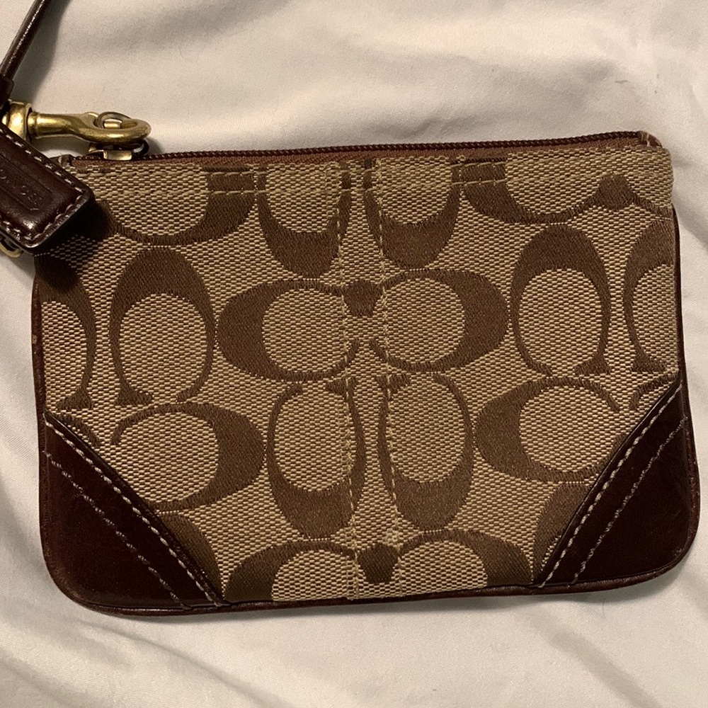 COACH, Leather trimmed, Wrislet